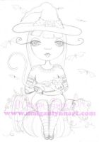 Missy Witch and her Cat Sir Simon